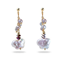 Butterfly Baroque Drop Earrings
