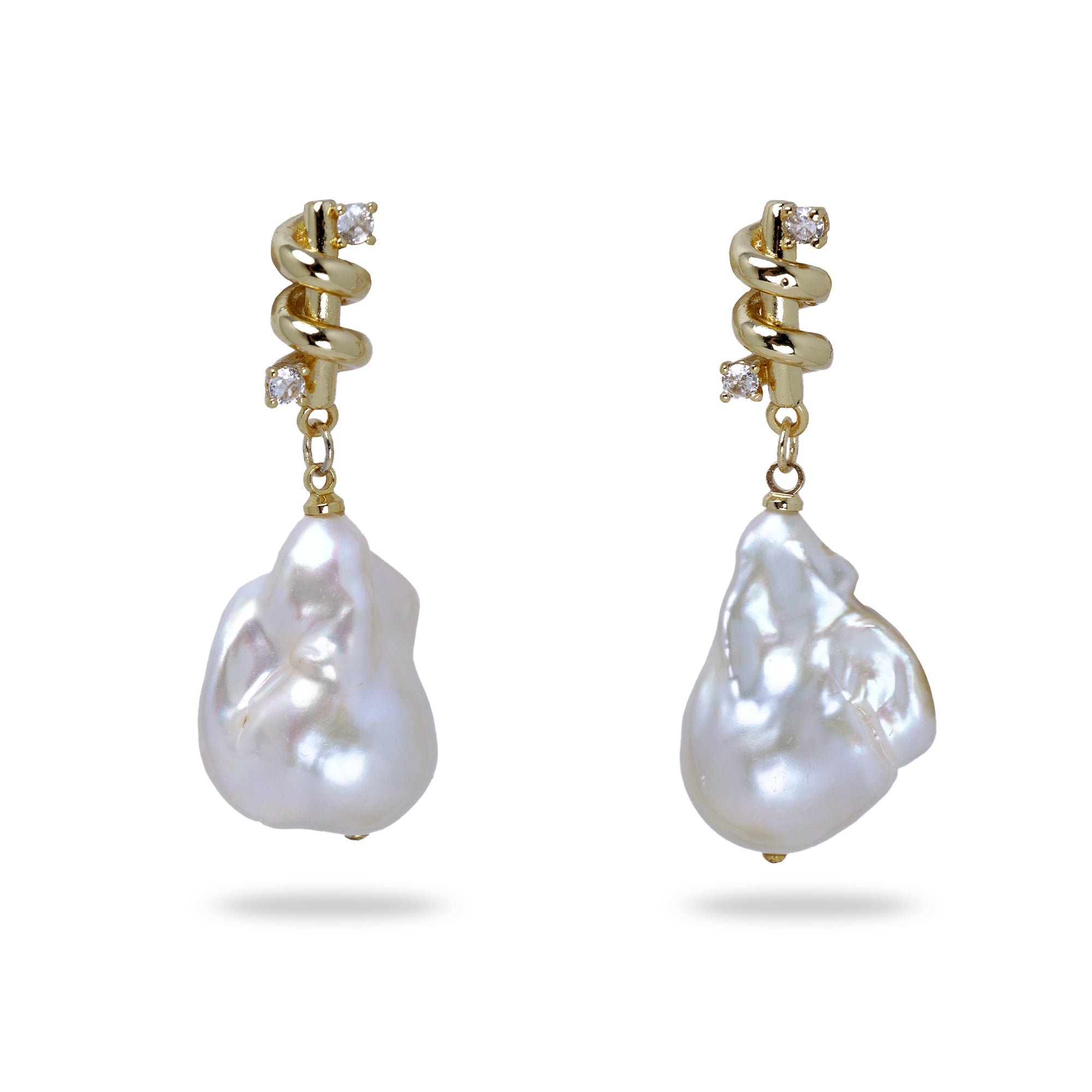 Moonfall Baroque Drop Earrings