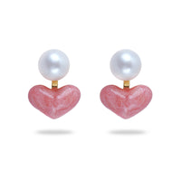 Love Letter Pearl Drop Earrings