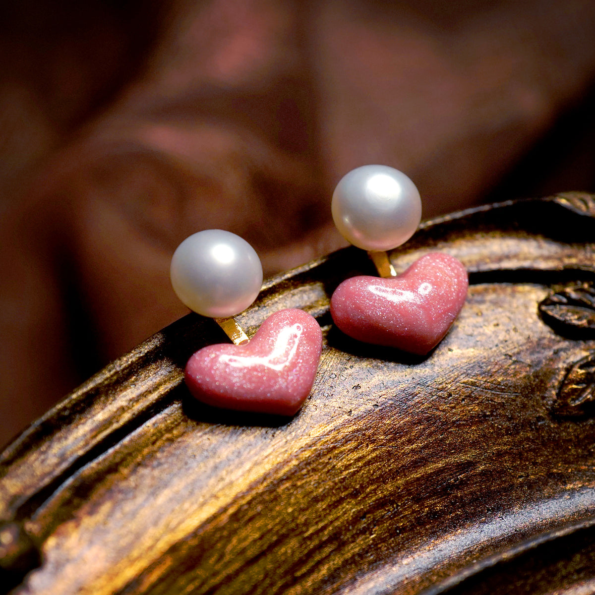 Love Letter Pearl Drop Earrings