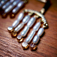 Pearl Fringe Drop Earrings