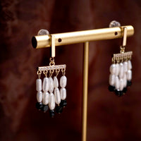 Pearl Cascade Drop Earrings