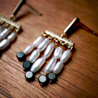 Pearl Cascade Drop Earrings