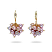 Pearl Color Garden Dangle Earring