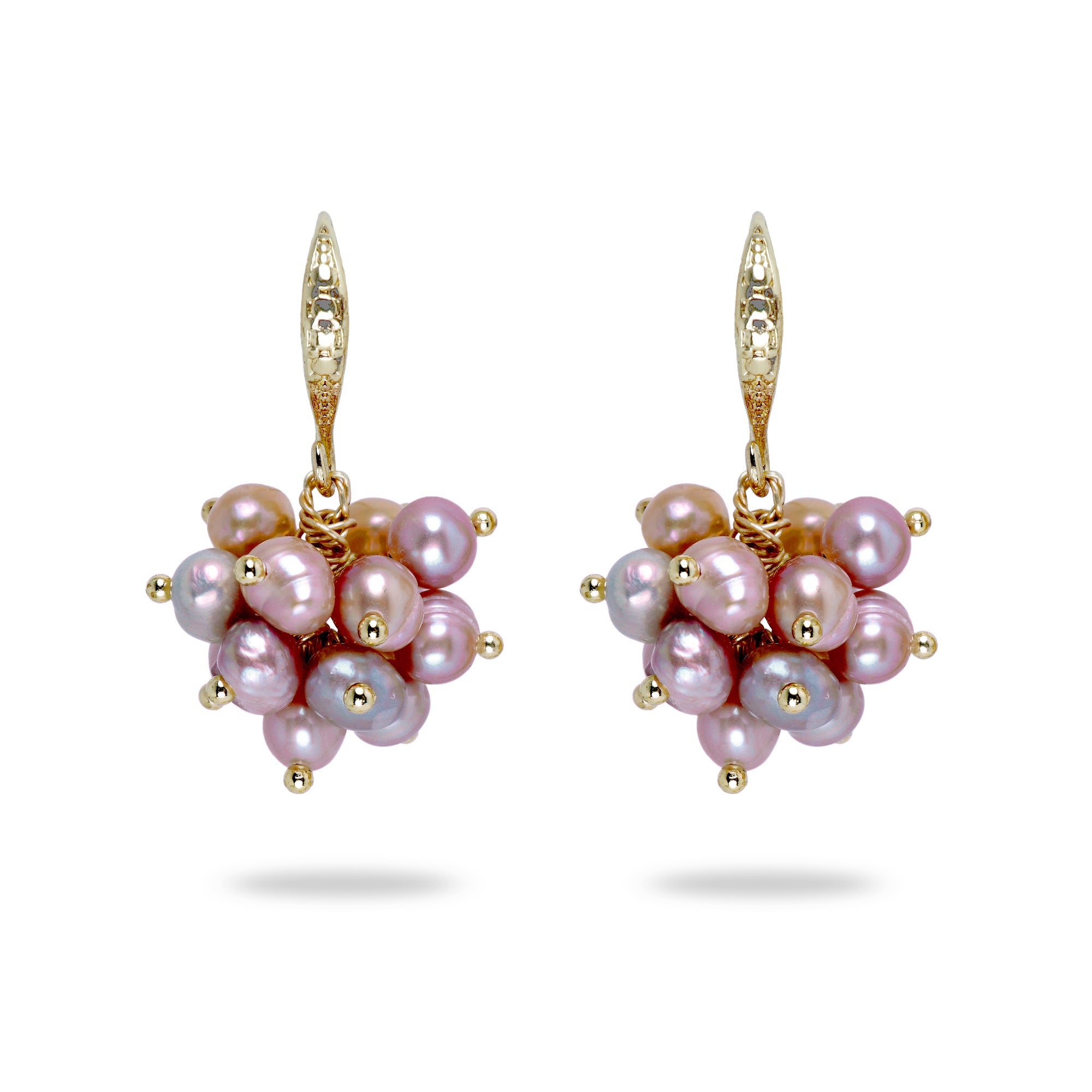 Pearl Color Garden Dangle Earring