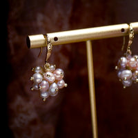 Pearl Color Garden Dangle Earring