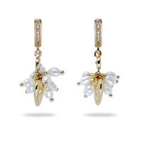 Golden Petal Pearl Drops