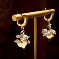 Golden Petal Pearl Drops