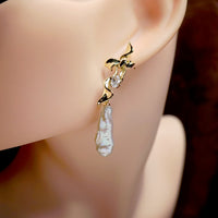 Nature's Grace Pearl Earrings