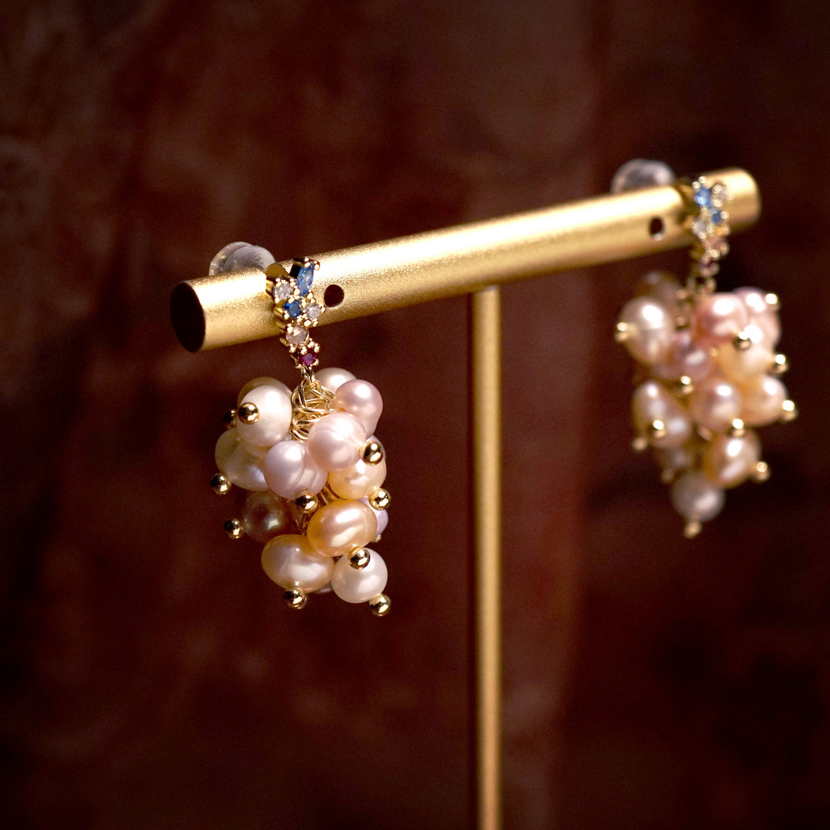 Sweet Garden Pearl Earrings