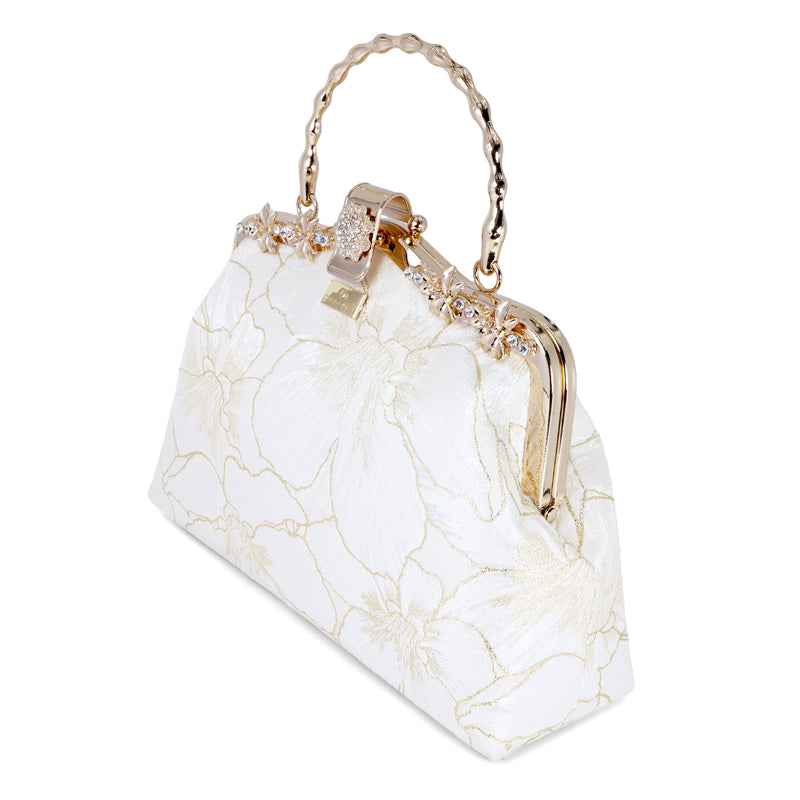 Frame Handbag - Gold Lily