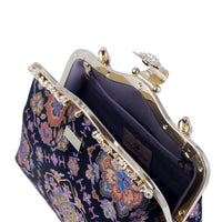 Rhinestone Frame Handbag - Stained Glass