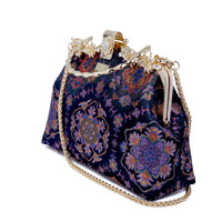Rhinestone Frame Handbag - Stained Glass