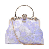 Rhinestone Frame Handbag - Daylight Riddle