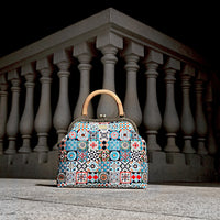 Clasp Handbag - Peranakan Tiles