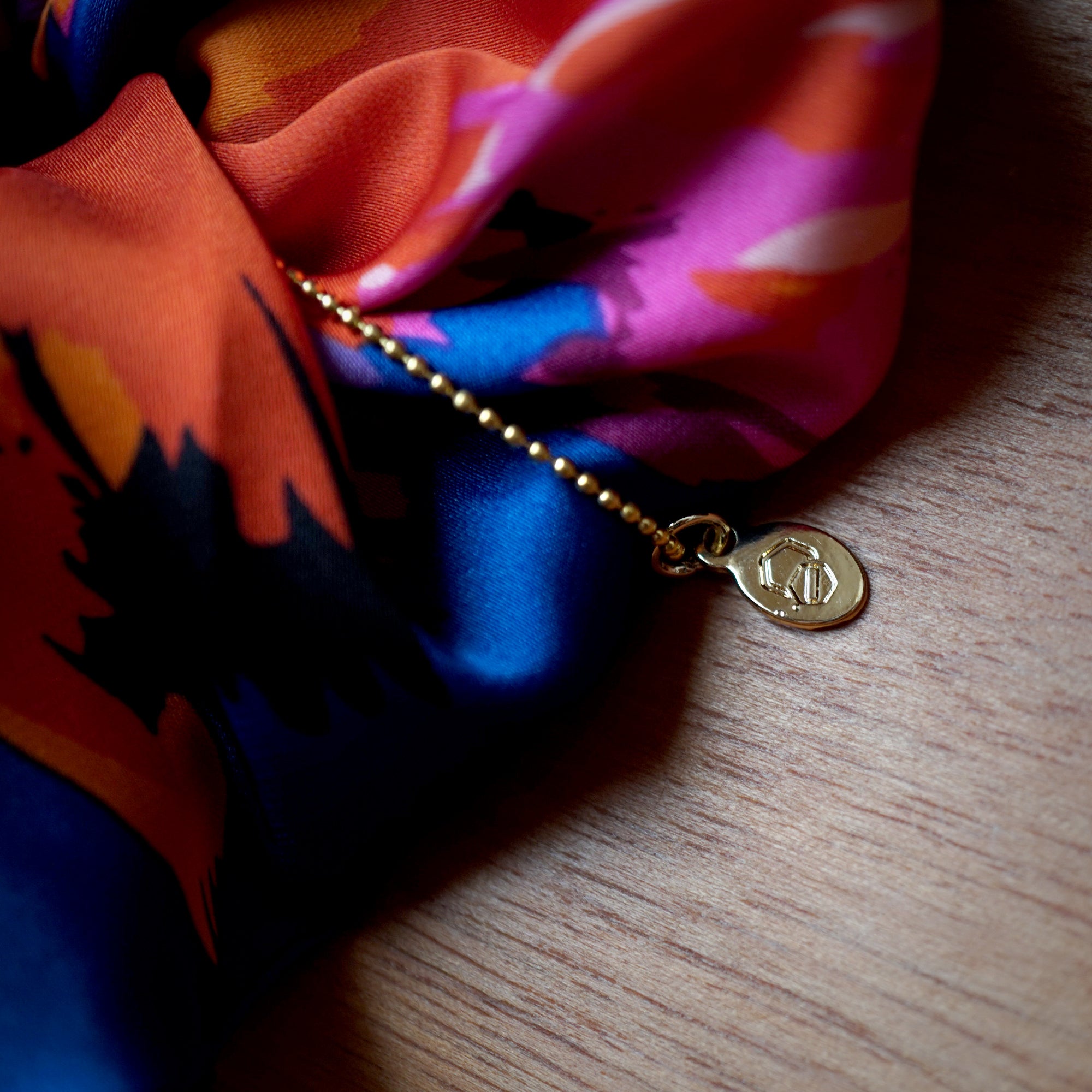 Oversized Hair Scrunchie - Fauvist Garden
