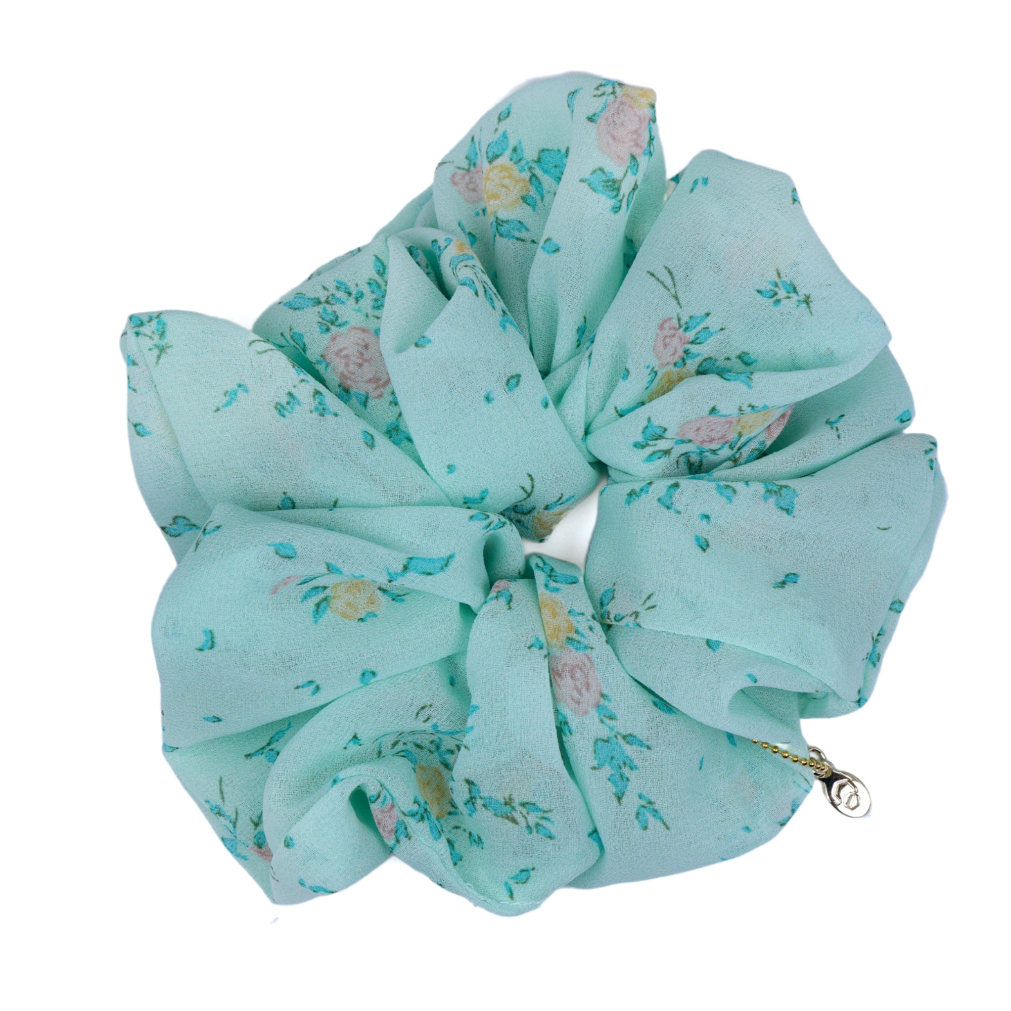 Oversized Hair Scrunchie - Spring Veil