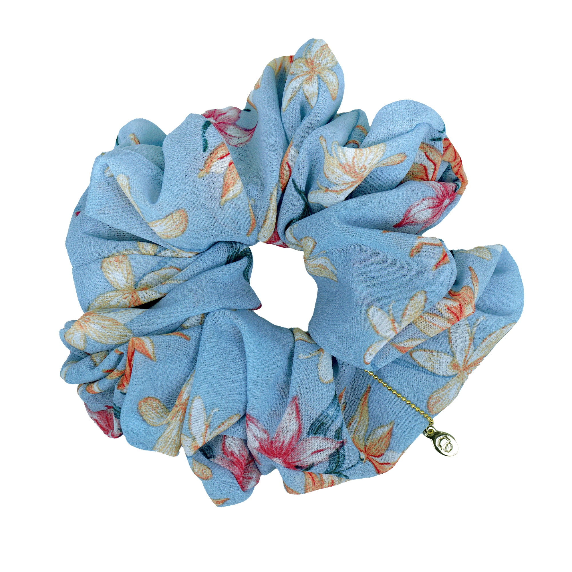 Oversized Hair Scrunchie - Morning Meadow