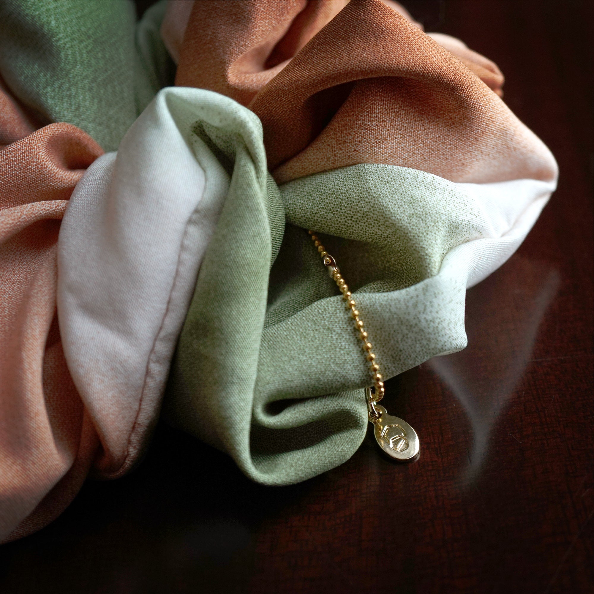 Oversized Hair Scrunchie - Desert Harmony