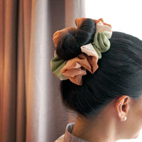 Oversized Hair Scrunchie - Desert Harmony