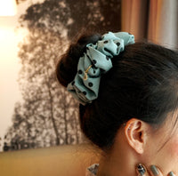 Oversized Hair Scrunchies - Polka Breeze