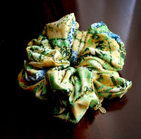 Oversized Hair Scrunchies - Leopard Lagoon
