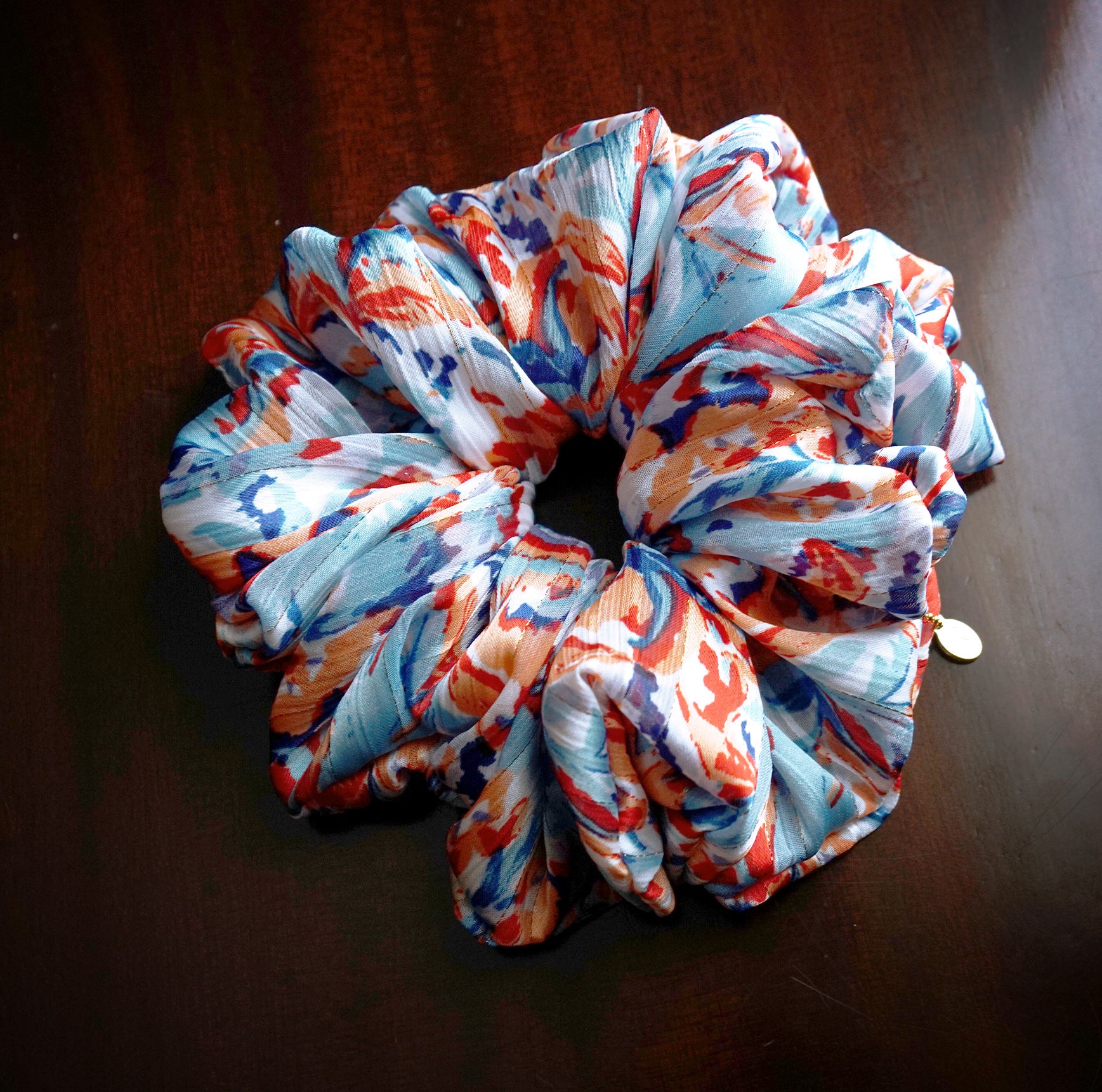 Oversized Hair Scrunchies - Riviera Dreams