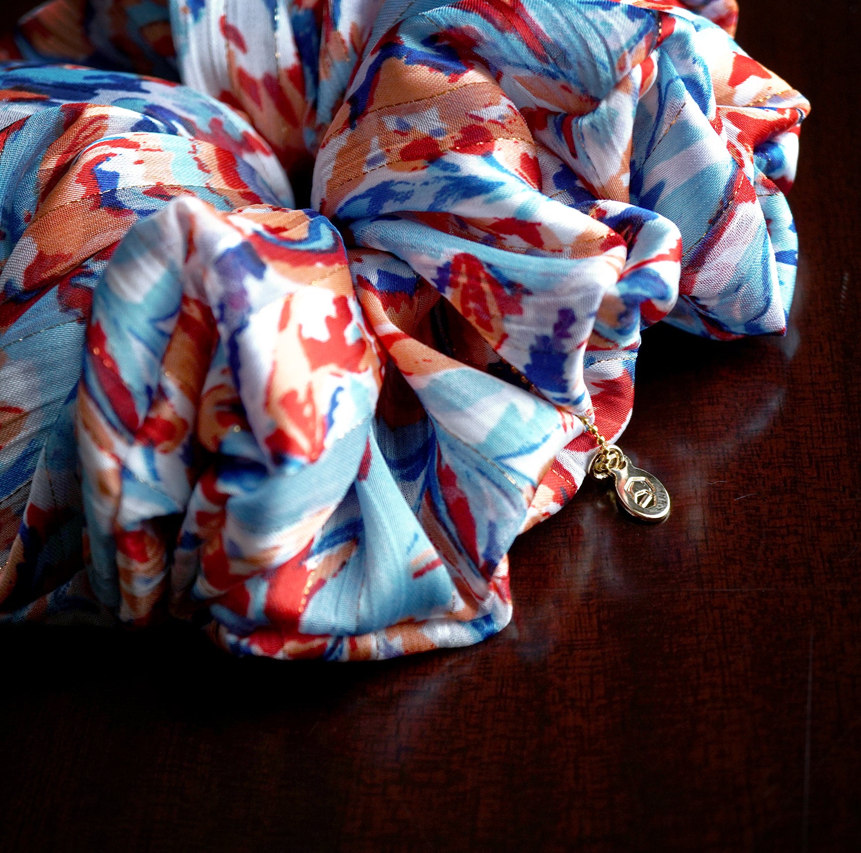 Oversized Hair Scrunchies - Riviera Dreams
