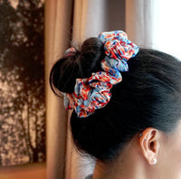 Oversized Hair Scrunchies - Riviera Dreams