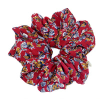 Oversized Hair Scrunchies - Scarlet Romance
