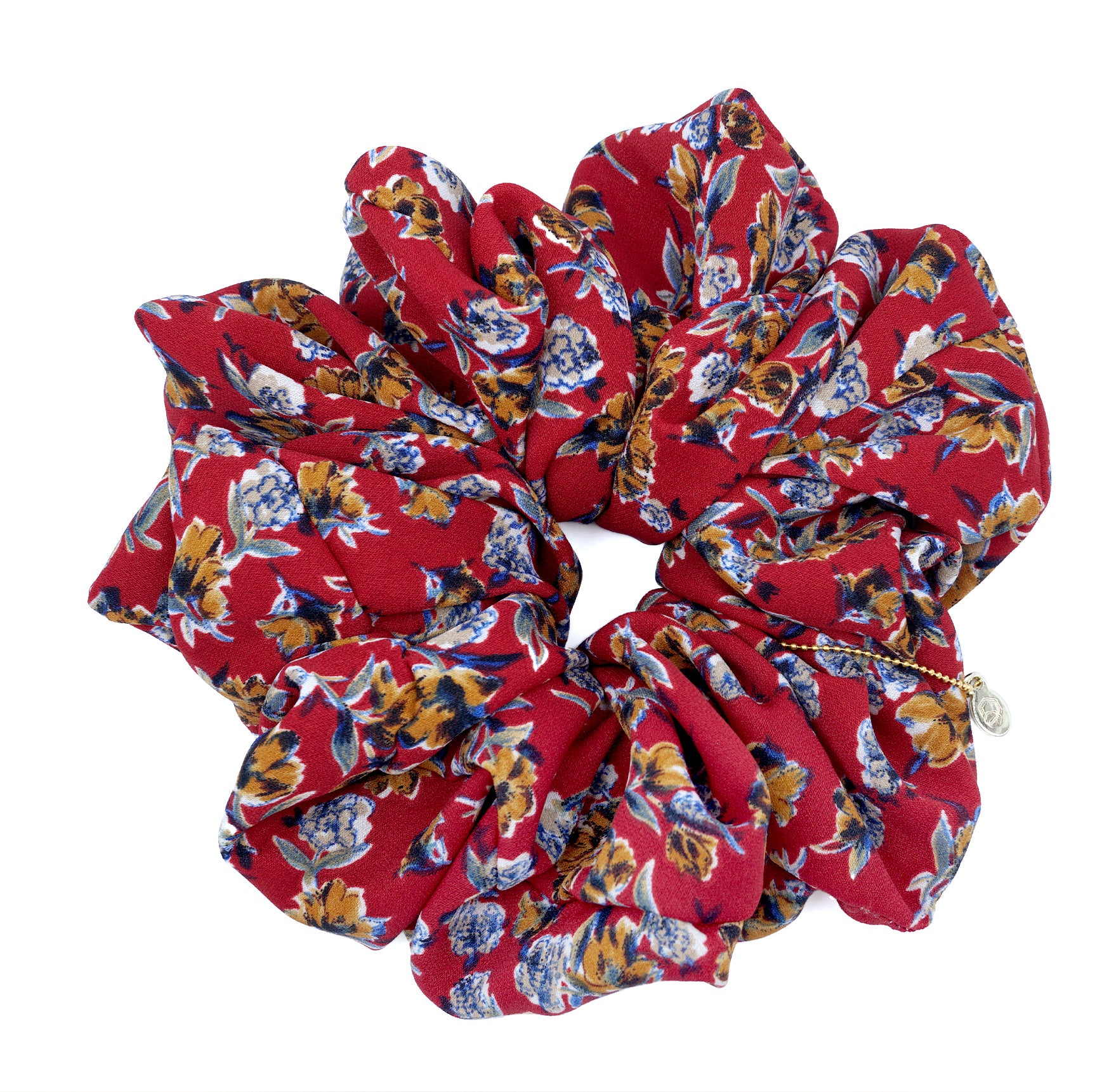 Oversized Hair Scrunchies - Scarlet Romance