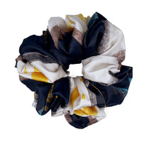 Oversized Hair Scrunchies - Maritime Symphony