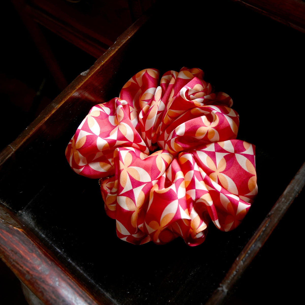 Oversized Hair Scrunchies - Candy Kaleidoscope