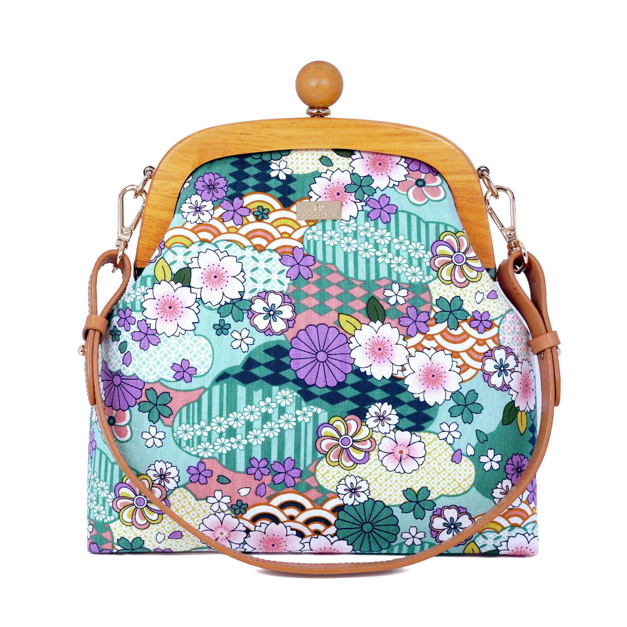 Jupiter Clasp Shoulder Bag - Natsume