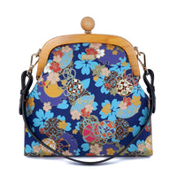 Jupiter Clasp Shoulder Bag - Sakura Clouds