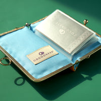 50% OFF - Kiss Clasp Card Holder - Orange