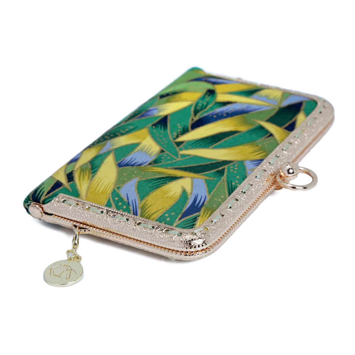 Kiss Clasp Card Holder - Tender Grass