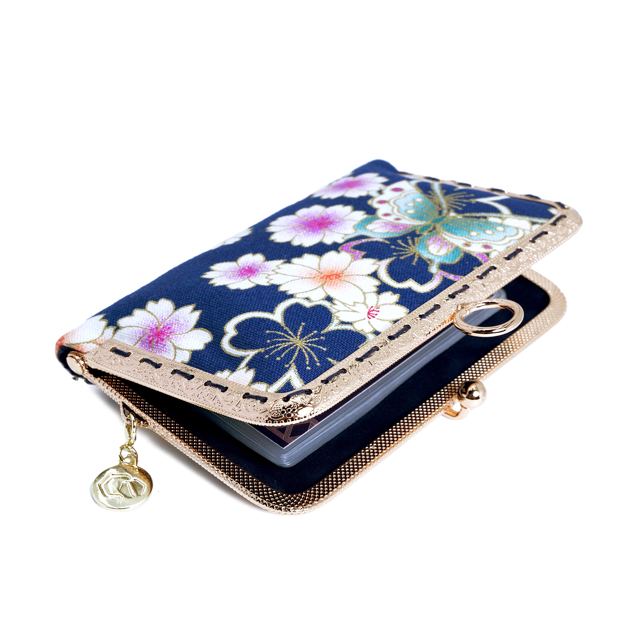 Kiss Clasp Card Holder - Butterfly