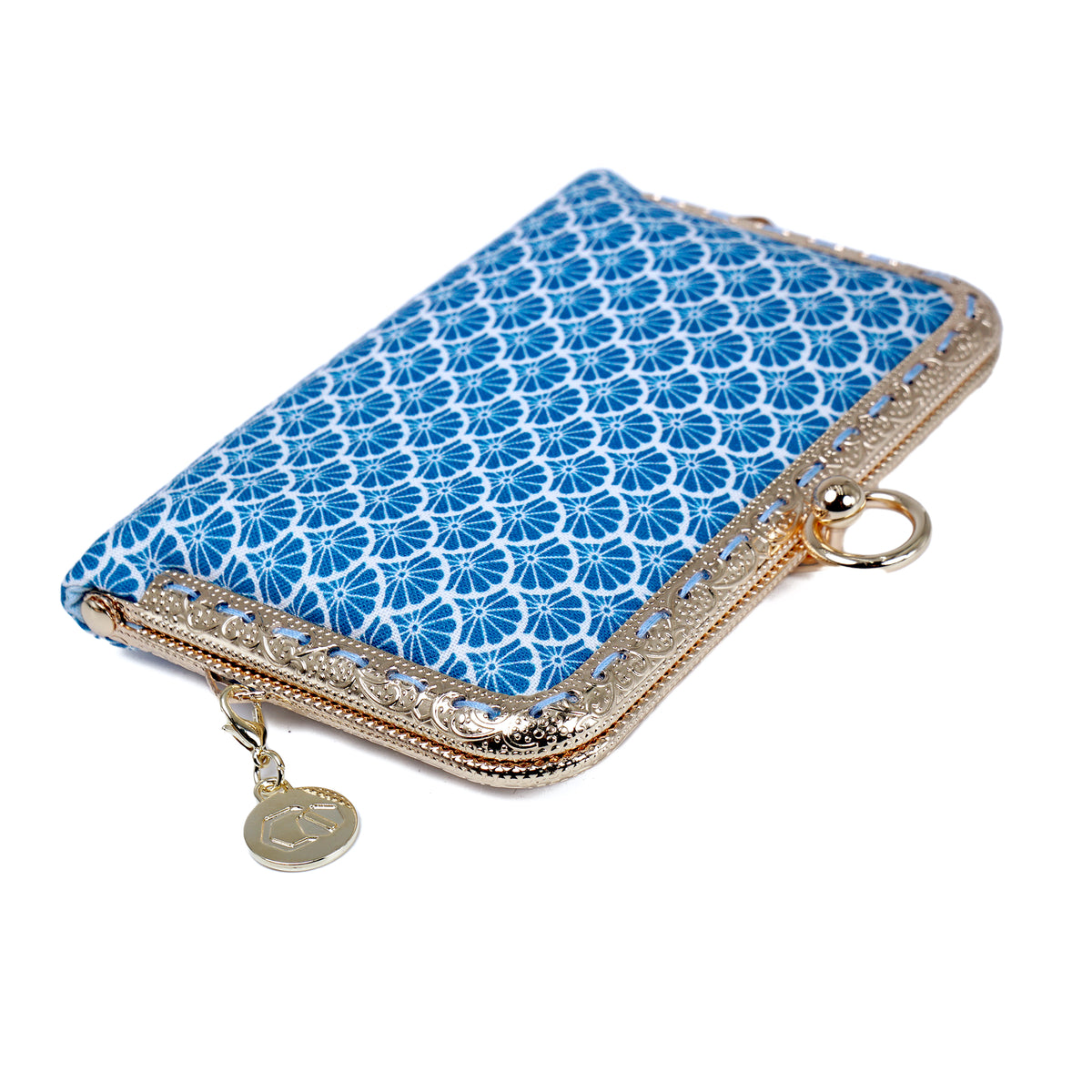Kiss Clasp Card Holder - Aster