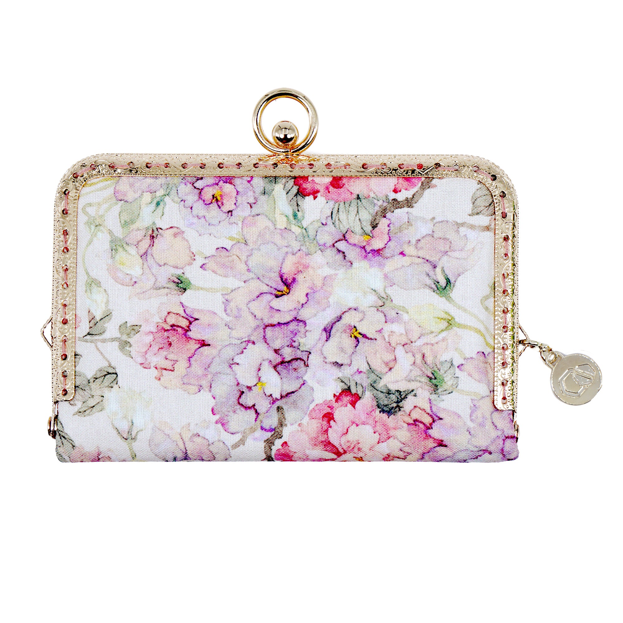 Kiss Clasp Card Holder - Bloom Motif