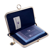 Kiss Clasp Card Holder - Airline Batik