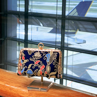 Kiss Clasp Card Holder - Airline Batik