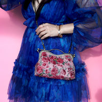Dual Lock Metal Handle Bag - Rose of Versailles