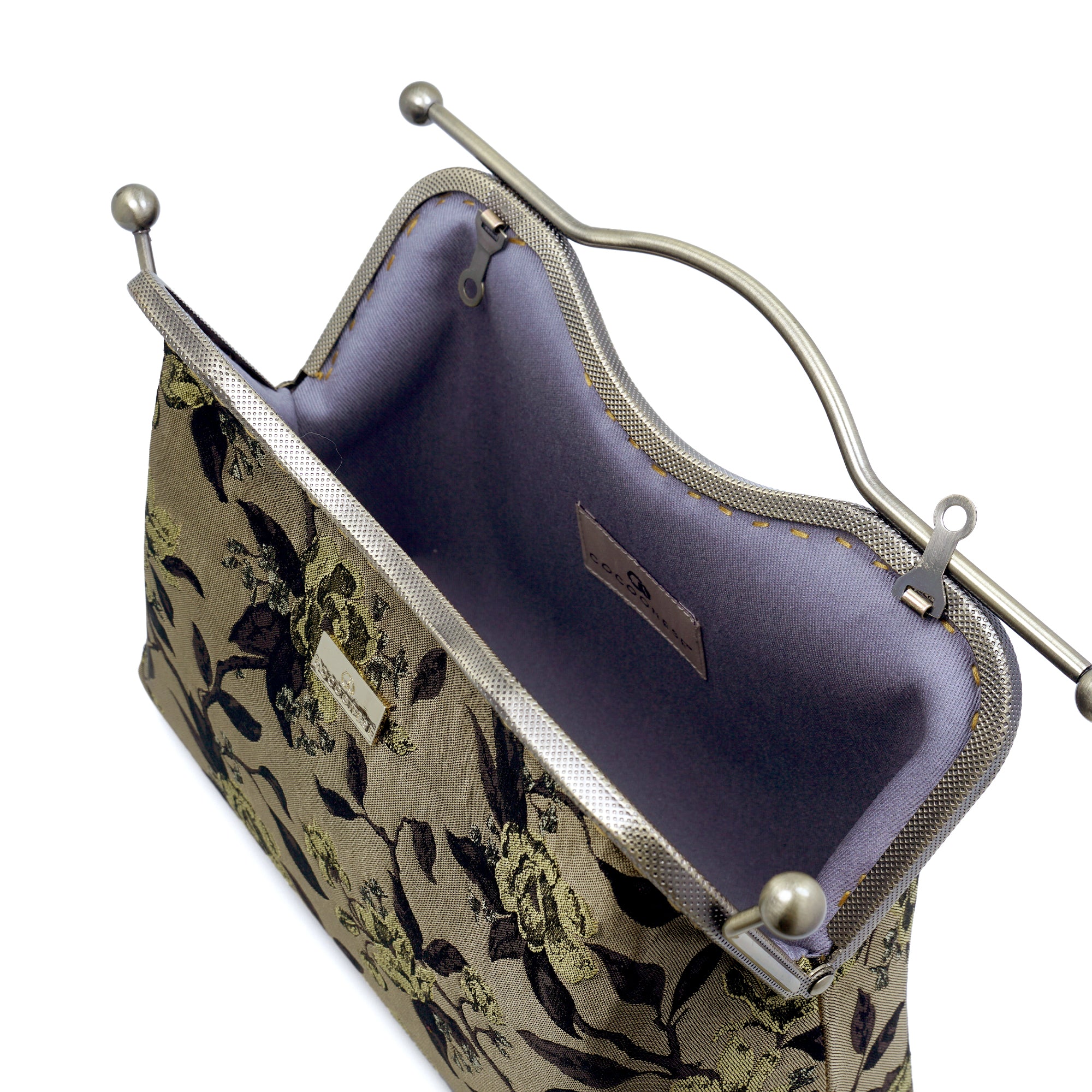 Dual Lock Metal Handle Bag - Shanghai Garden