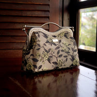 Dual Lock Metal Handle Bag - Shanghai Garden
