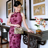 Dual Lock Metal Handle Bag - Shanghai Garden