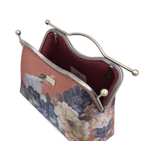 Dual Lock Metal Handle Bag - Chinese Ink