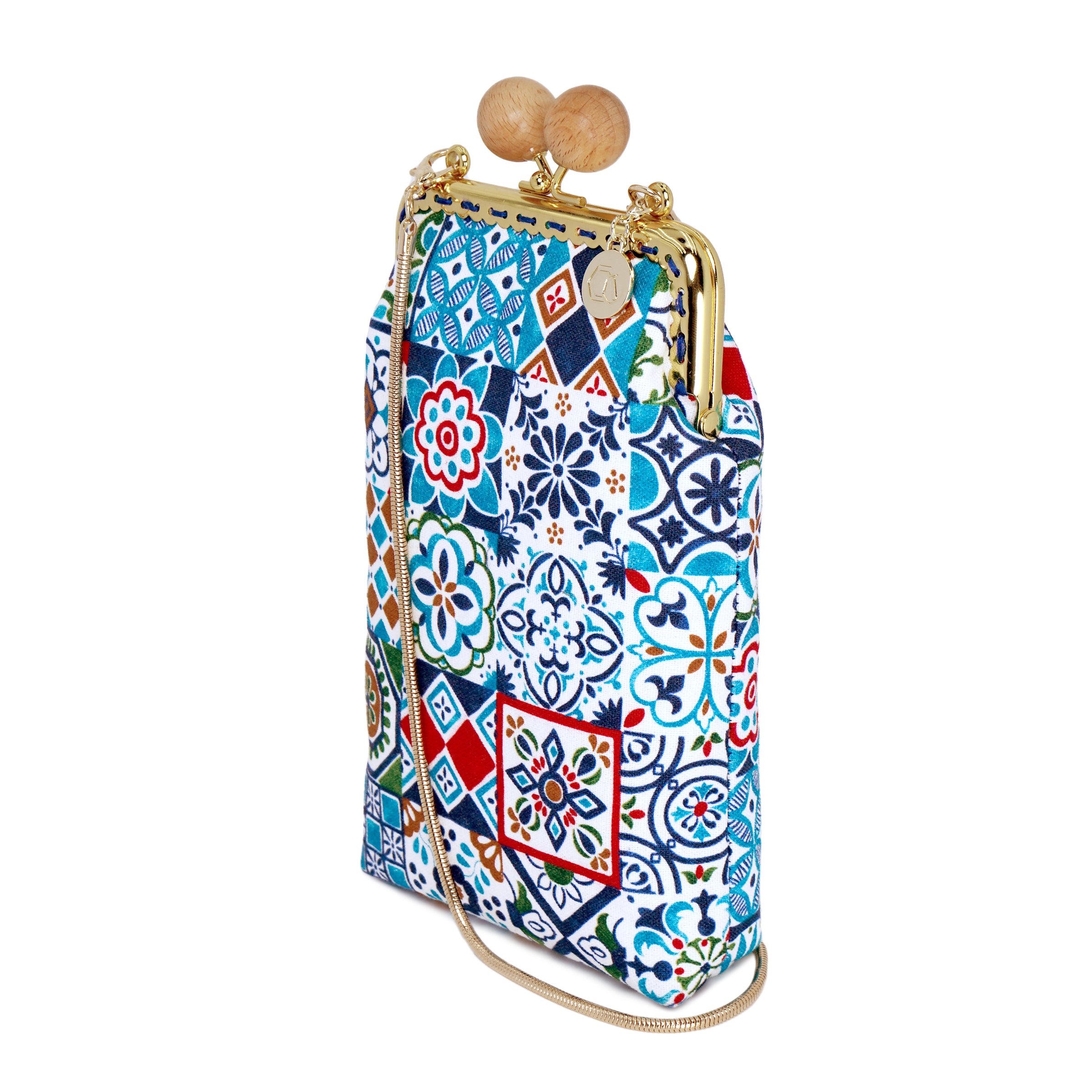 Cell Phone Purse - Peranakan Tiles