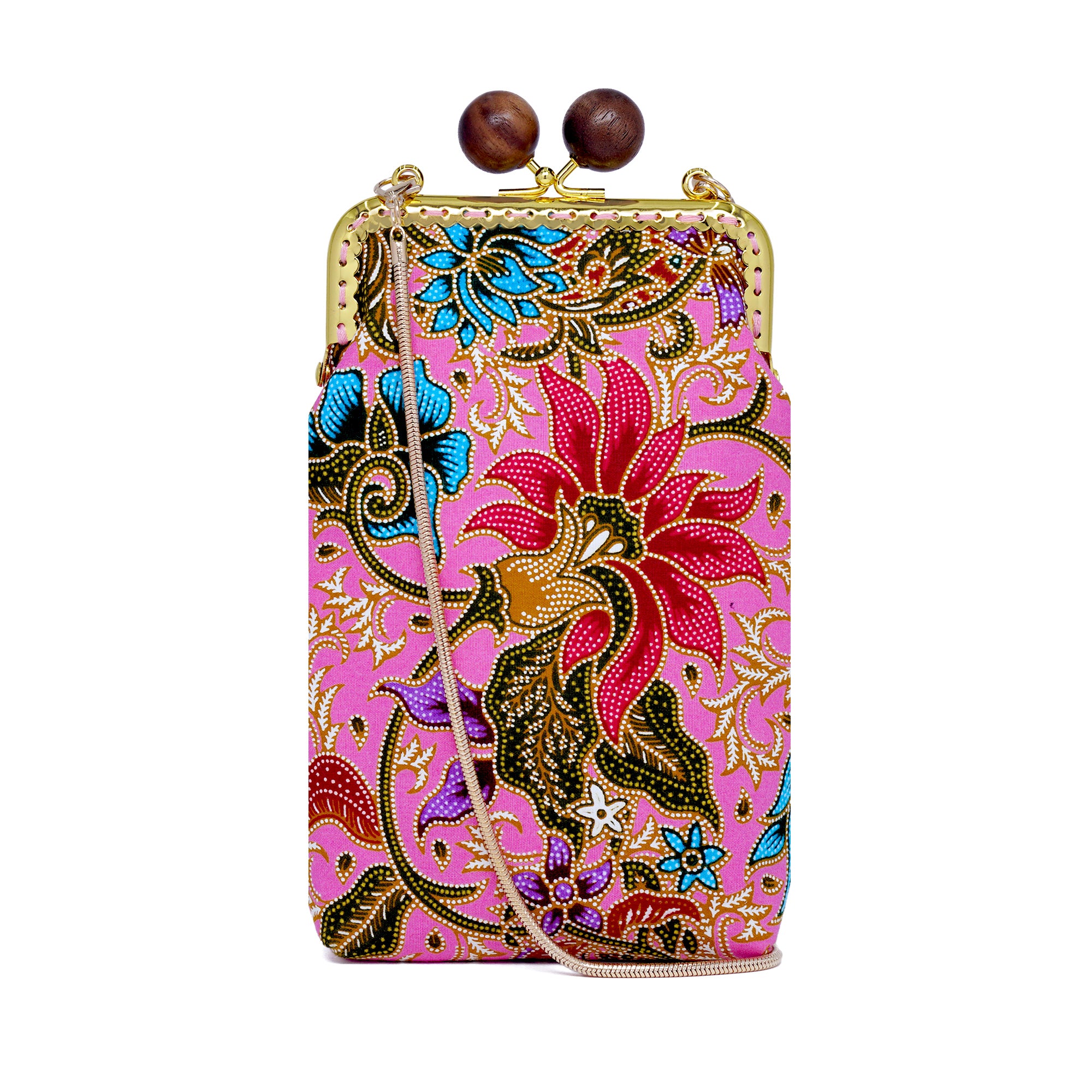 Cell Phone Purse - Pink Trumpet