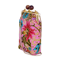 Cell Phone Purse - Pink Trumpet